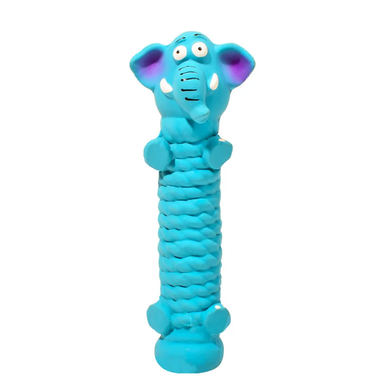 Brinquedo Mordedor para Cães de Látex com Som para Cães Pequenos e Médios - Imagem 5