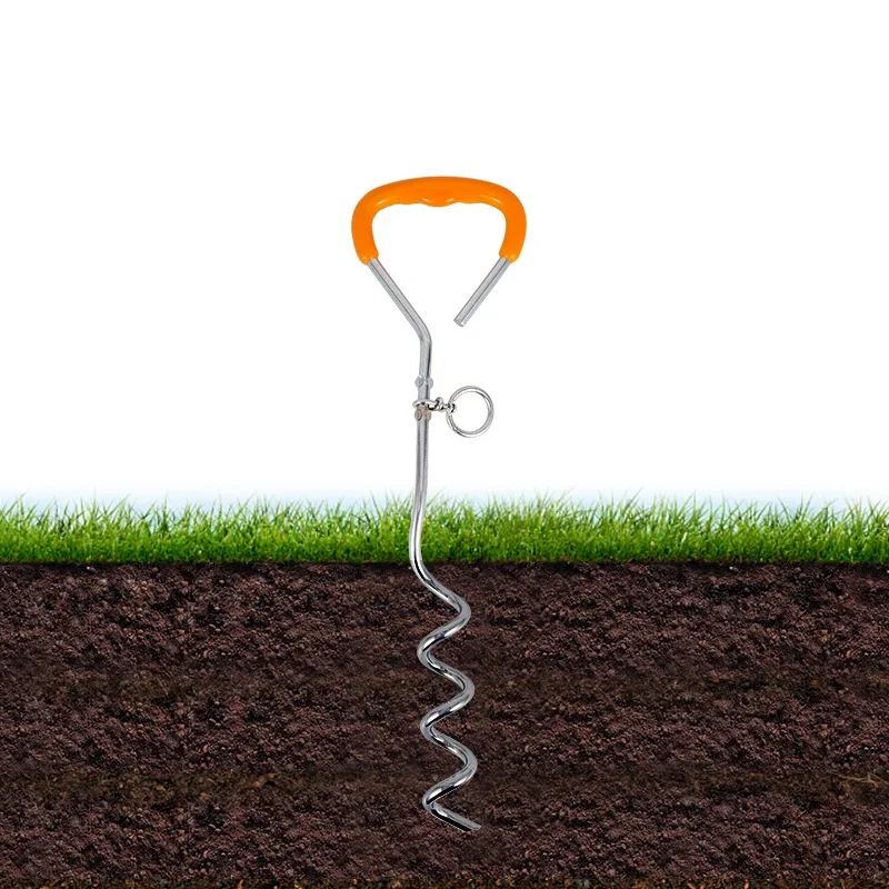 Estaca Parafuso de Aço para Cães com Cabo de 5m - Image 2