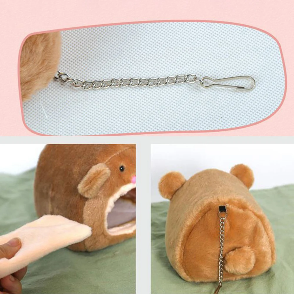 Ninho de Algodão para Hamster de Pelúcia Denso para Inverno - Imagem 4