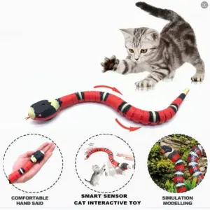 brinquedo cobra robô para gatos