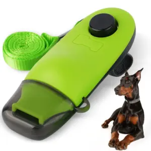 apito e clicker 2 em 1 para treinamento de cães