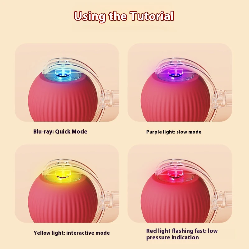 Bola Interativa para Gatos Recarregável USB com Sensor de Movimento - Imagem 6