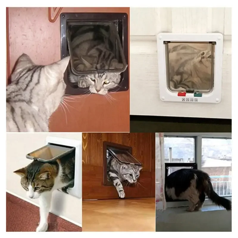 Porta para Gatos e Cães Bidirecional para Painéis de Plástico - Imagem 3