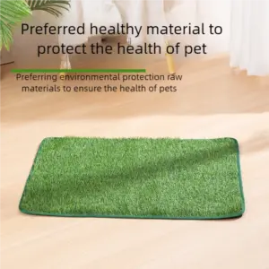 tapete de grama artificial lavável para cães