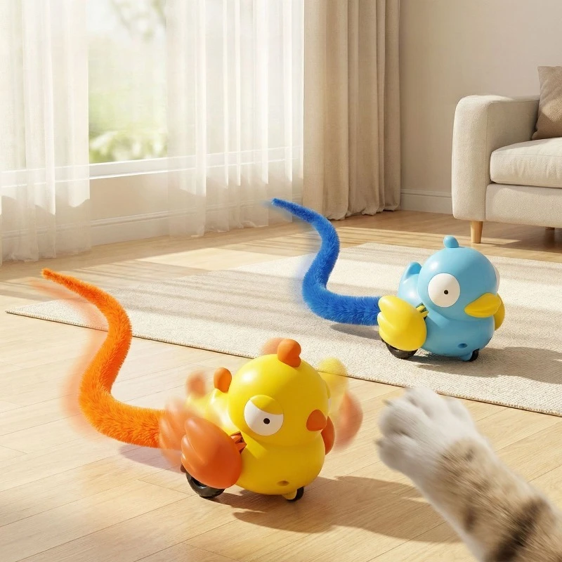 Brinquedo Automático para Gatos Lagarta de Pelúcia Interativo - Imagem 5