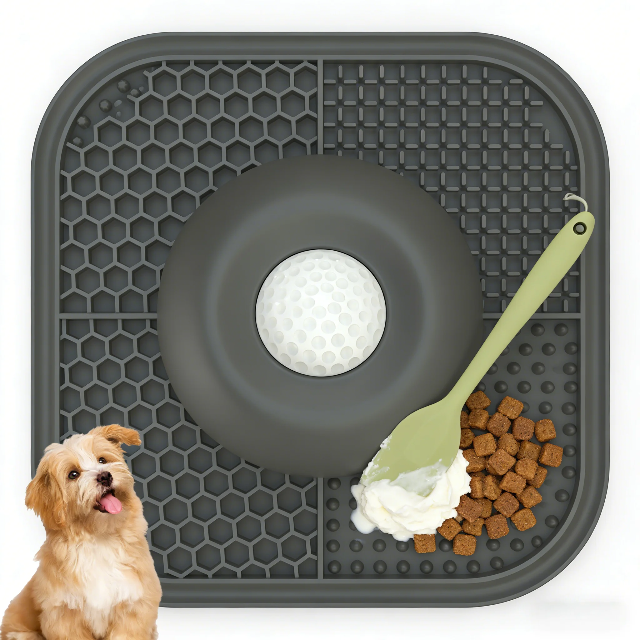 Comedouro Lento para Pets com Ventosa e Design de Bola Rolante - Imagem 6