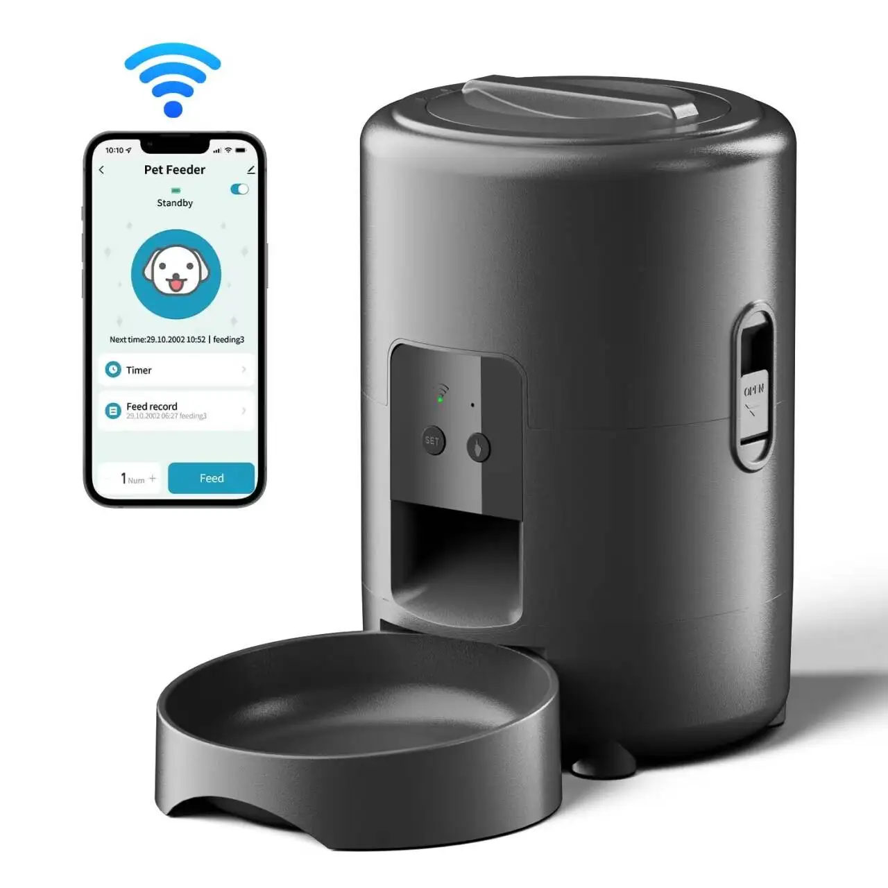 Alimentador Automático para Gatos 2L com Distribuição Inteligente - Image 4