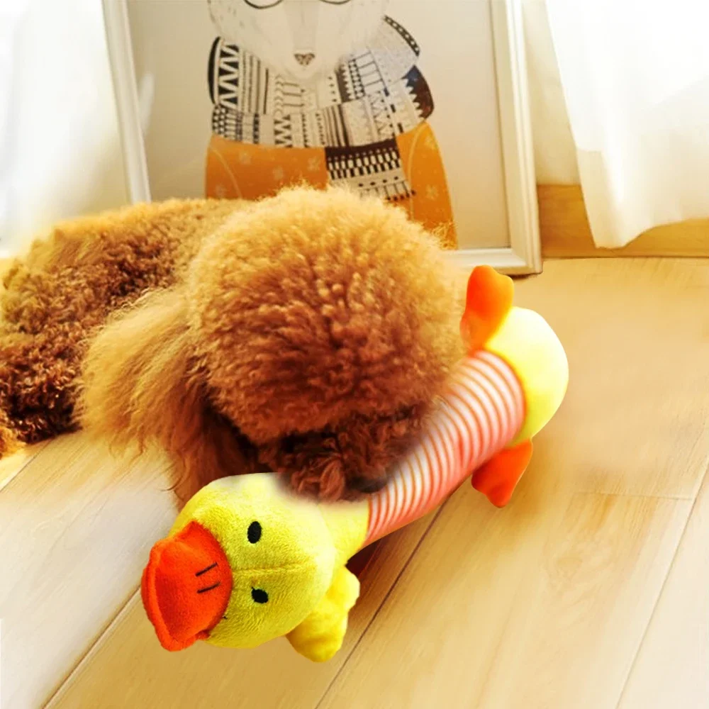 Brinquedo de Pelúcia para Cães com Som de Rangido em Velo - Imagem 4