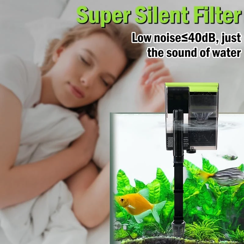 Filtro Cascata para Aquário 5 W com UV Integrado e Desmontagem Rápida - Imagem 5