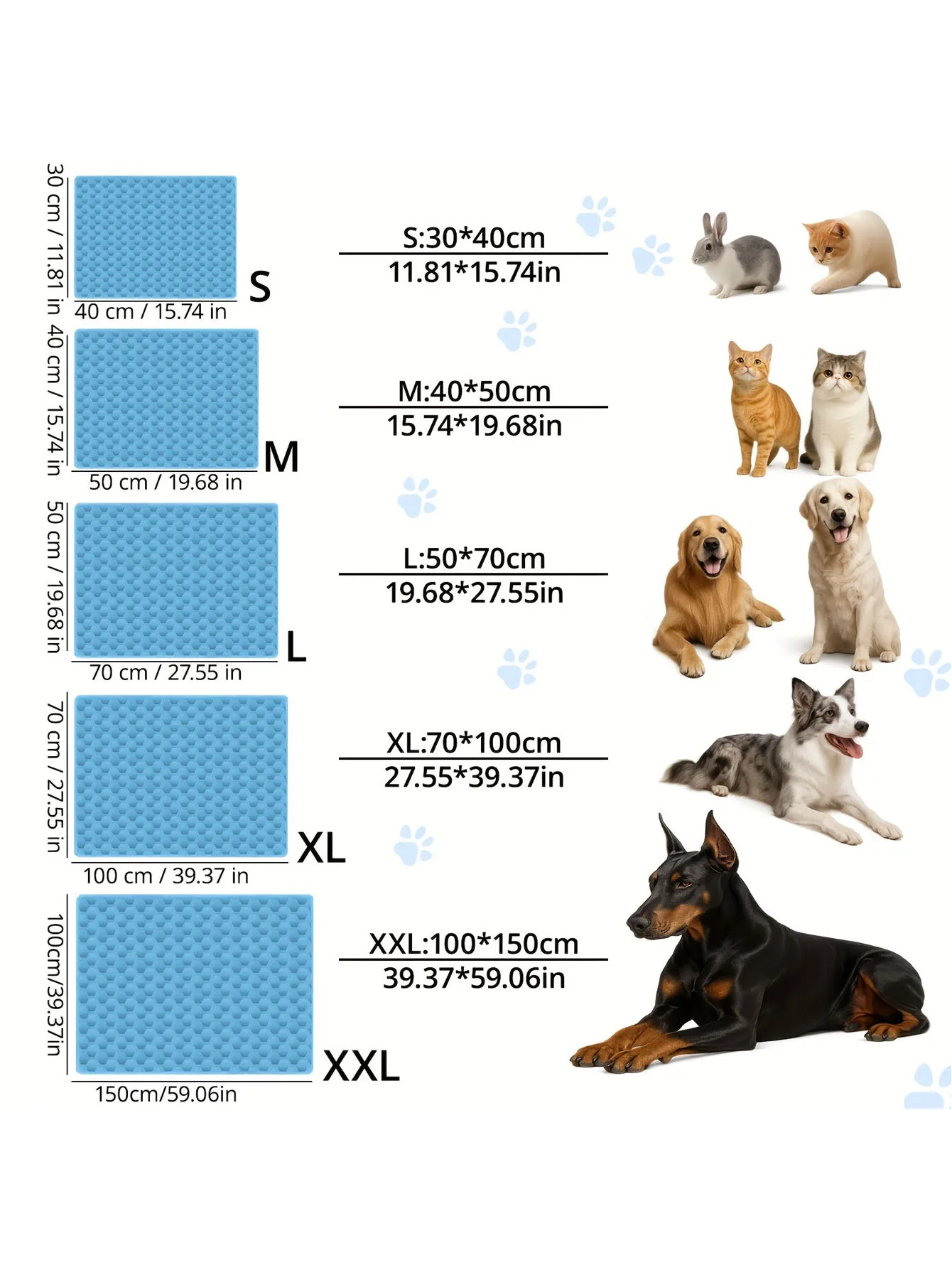 Cama de Verão para Cães e Gatos de Malha Respirável Lavável - Image 3