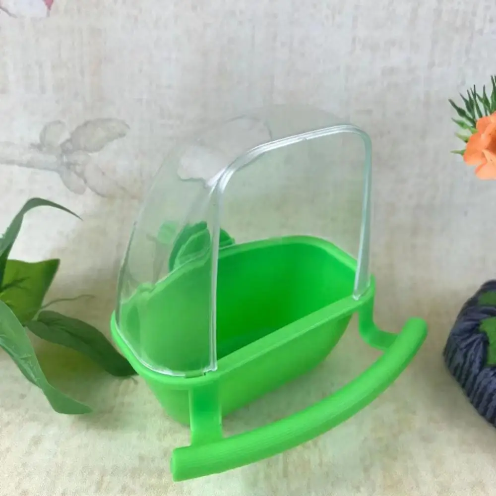 Comedouro para Pássaros e Papagaios 6x10x11 cm Transparente - Imagem 5