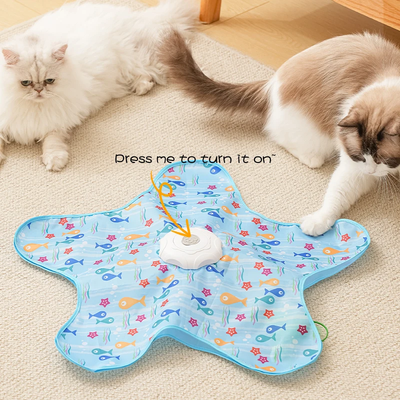 Brinquedo Elétrico Giratório para Gatos Automático com 3 Modos - Image 6