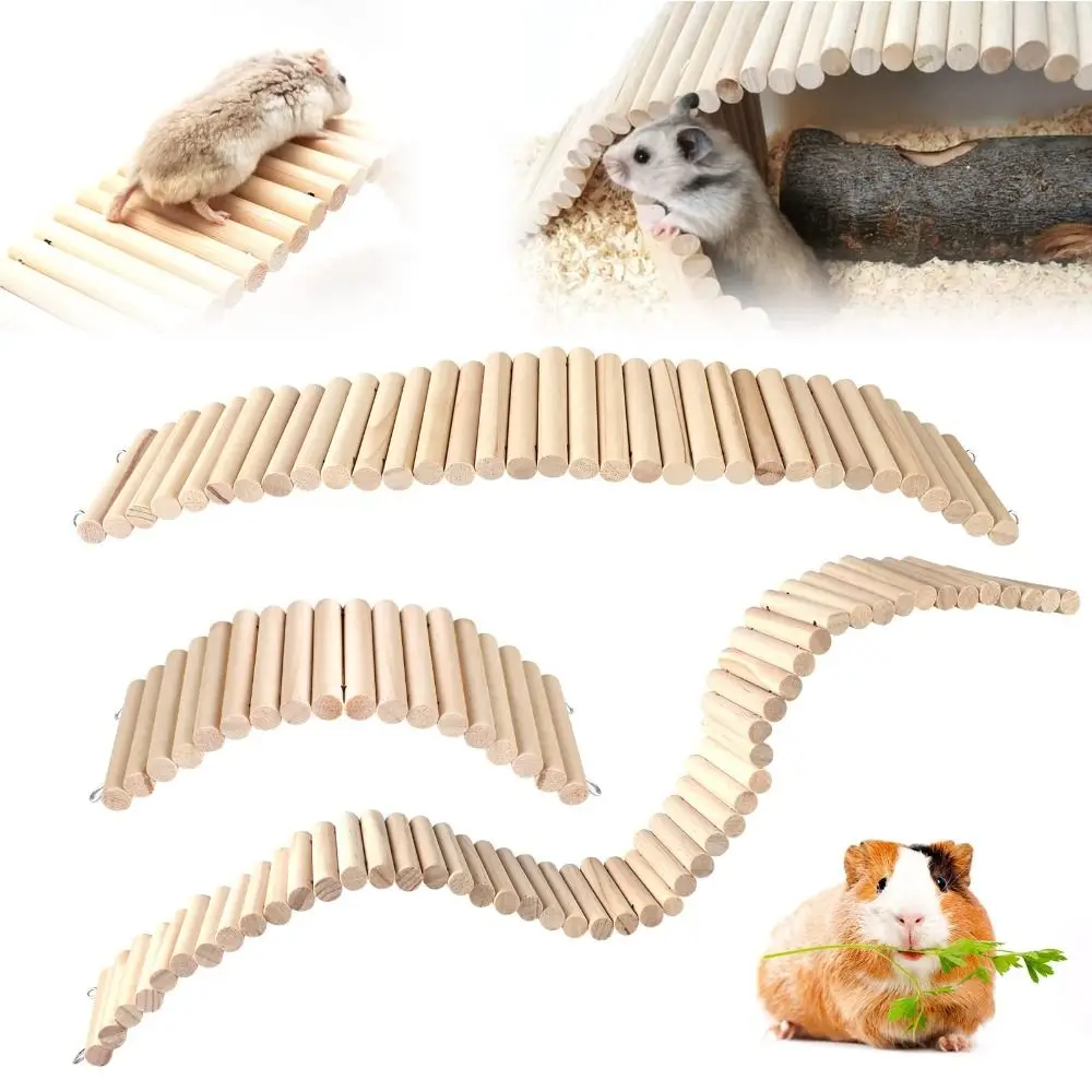 escada dobrável de madeira para hamster