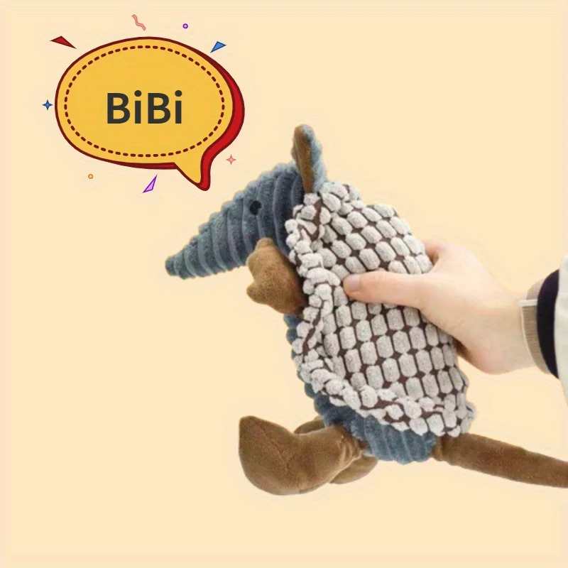 Brinquedo Vocal para Cães e Gatos Pelúcia Design Pangolim - Imagem 5