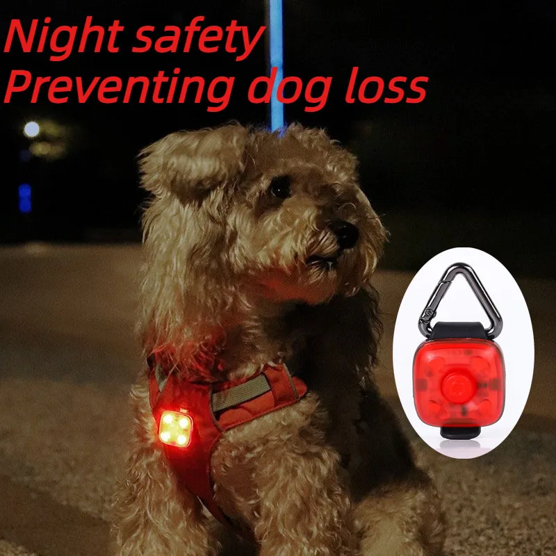 pingente luminoso LED para cães recarregável
