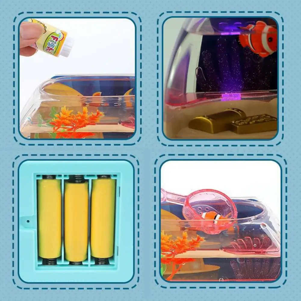Brinquedo de Aquário Infantil com Música e Luzes para Crianças - Imagem 4