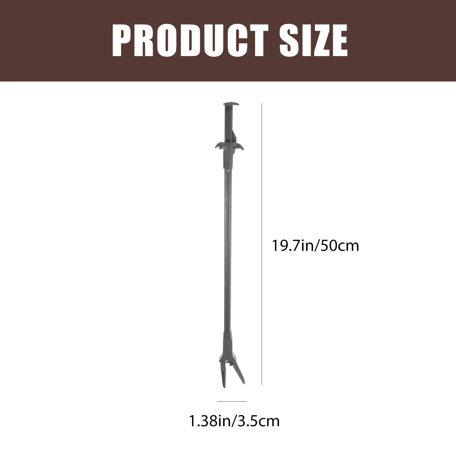Pinças para Aquário 50 cm Plástico com Cabo Longo para Limpeza - Imagem 6