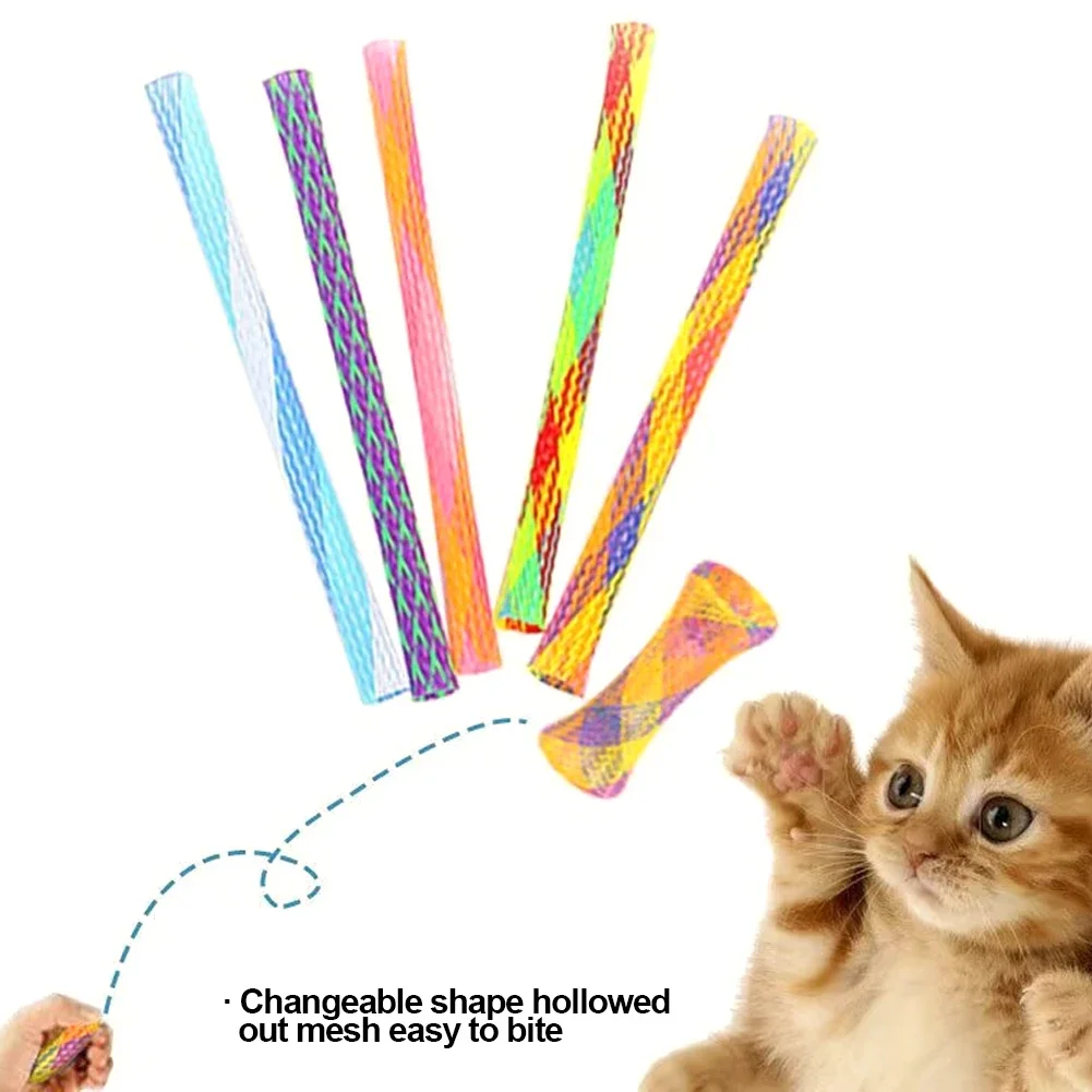 Brinquedo Mola para Gatos com 10 Peças Coloridas - Imagem 5