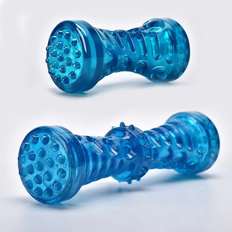 Brinquedo Osso para Cães de Borracha Resistente para Interagir - Imagem 6