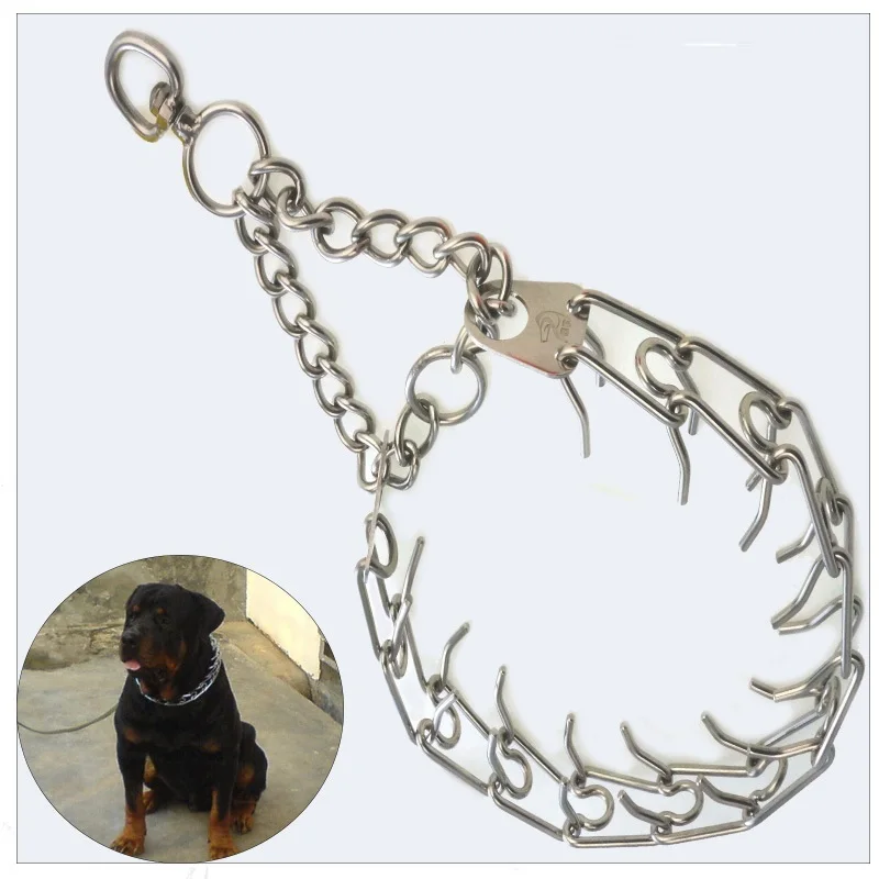 Coleira de Metal para Cães Ajustável em Aço – 45 cm - Imagem 6