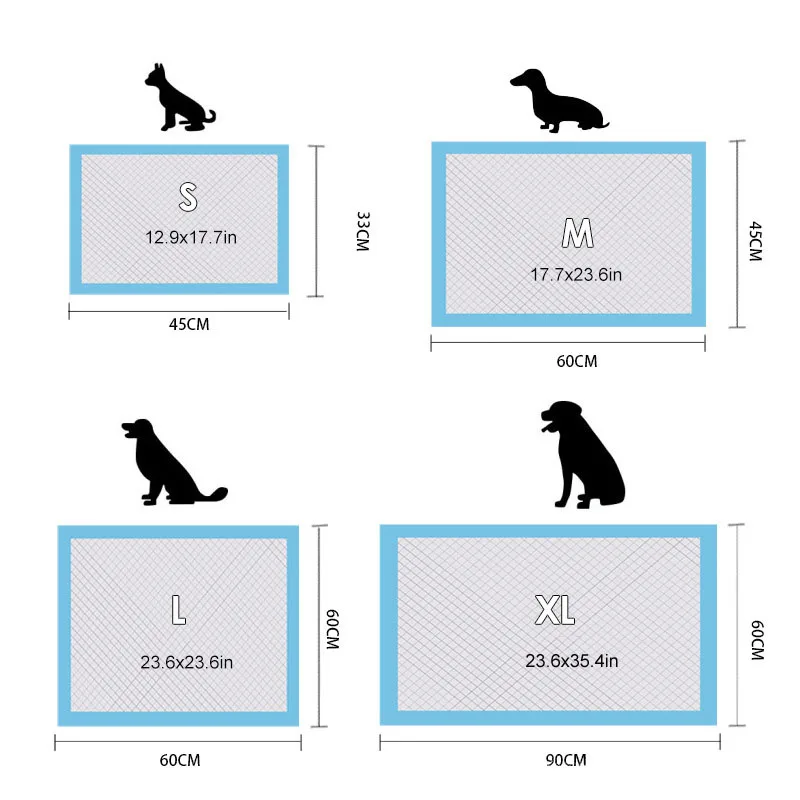 Tapete Higiênico Descartável para Cães e Gatos, 60x90cm, Secagem Rápida - Imagem 3