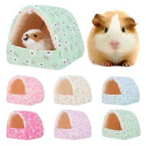 ninho de hamster em pelúcia