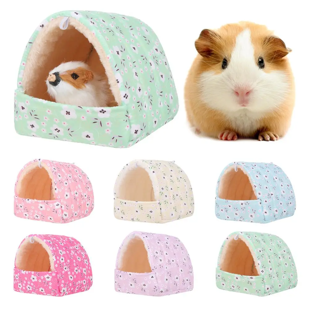 ninho de hamster em pelúcia