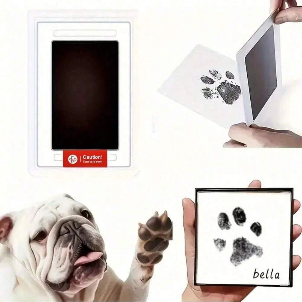 Kit de Impressão de Pata para Cães com Almofada Sem Tinta - Imagem 5