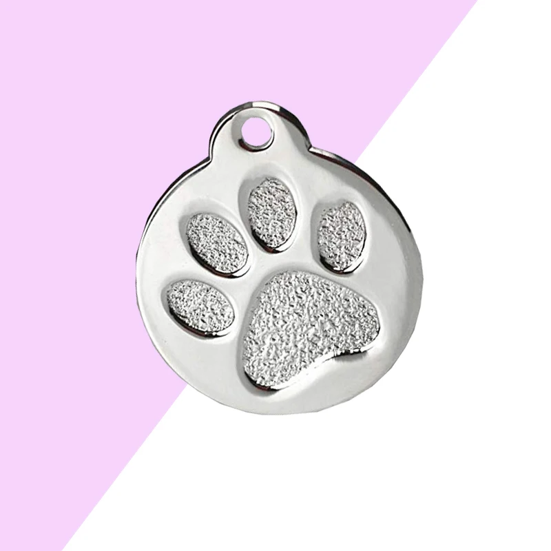 Etiqueta de Identificação para Cães e Gatos de Metal com Gravação a Laser - Imagem 2