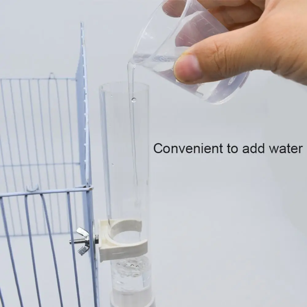 Bebedouro para Pássaros 130ml Transparente com Instalação Pendurável - Imagem 5