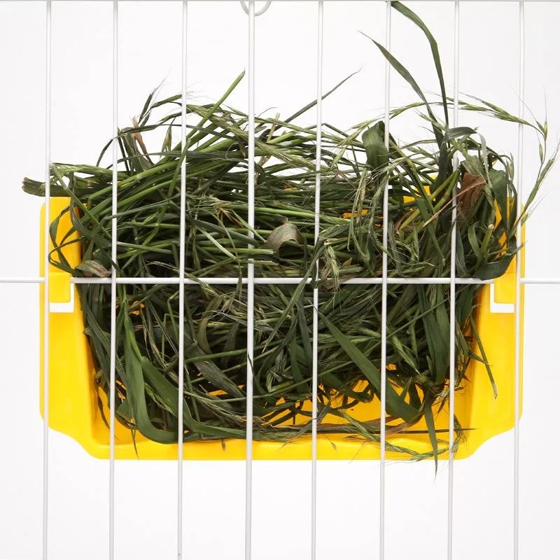 Comedouro de Feno para Coelhos e Roedores Plástico 25 cm com Fixação na Gaiola - Image 4