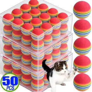 bola interativa para gatos e cães com chocalho