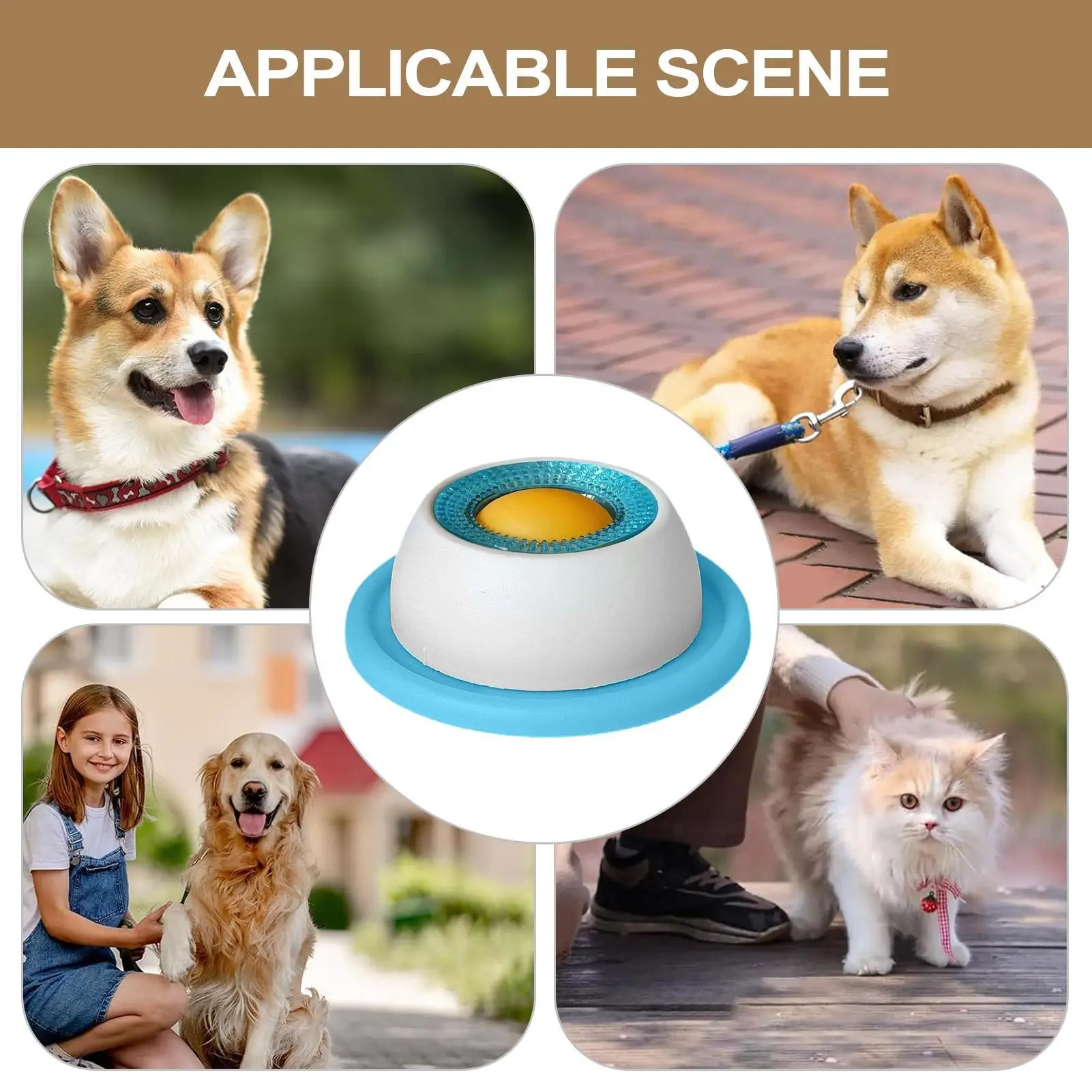 Brinquedo Comedouro Lento para Cães de ABS com Base Antiderrapante - Imagem 3