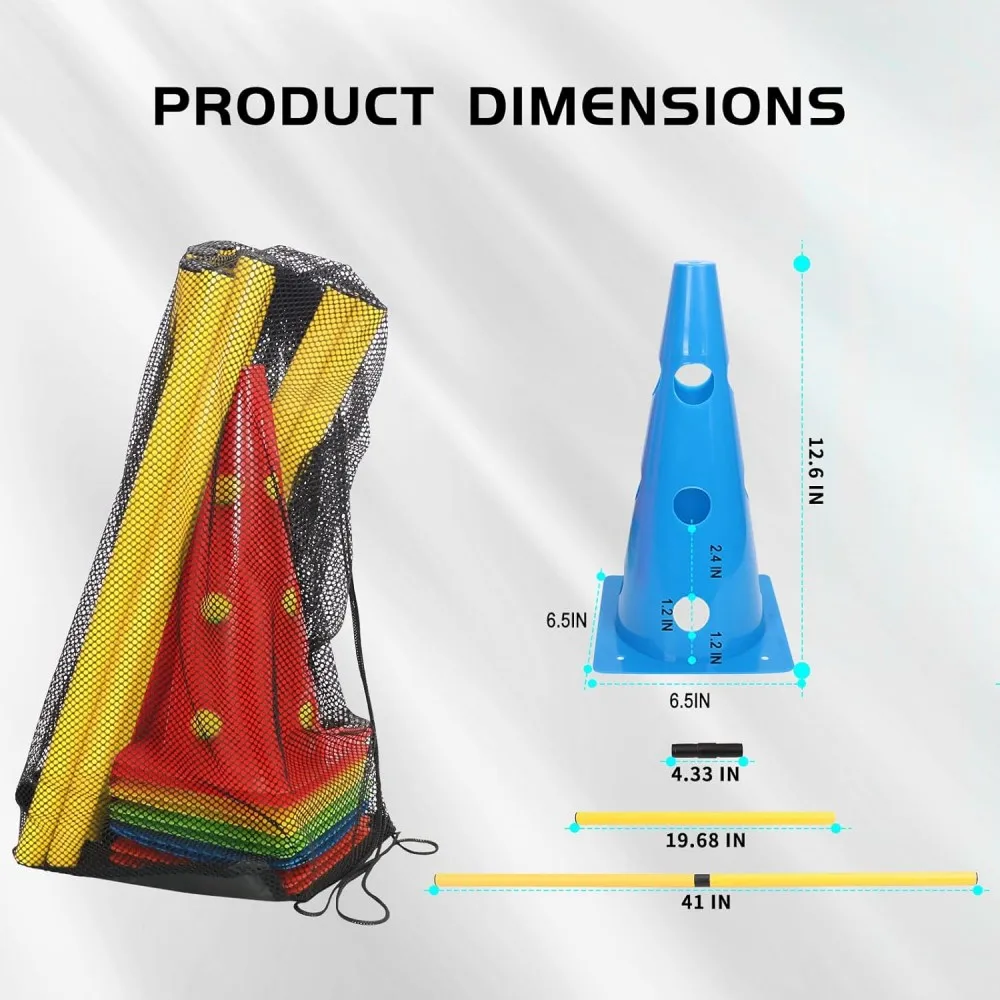 Conjunto de Agilidade para Cães com Barra de Salto para Treinamento - Imagem 6