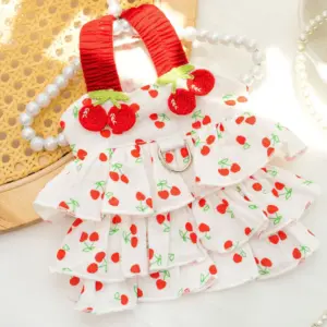 vestido para cães e gatos de verão