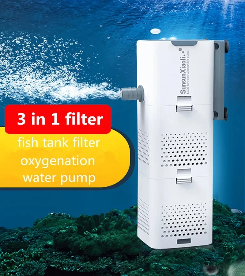 mini filtro para aquário submersível