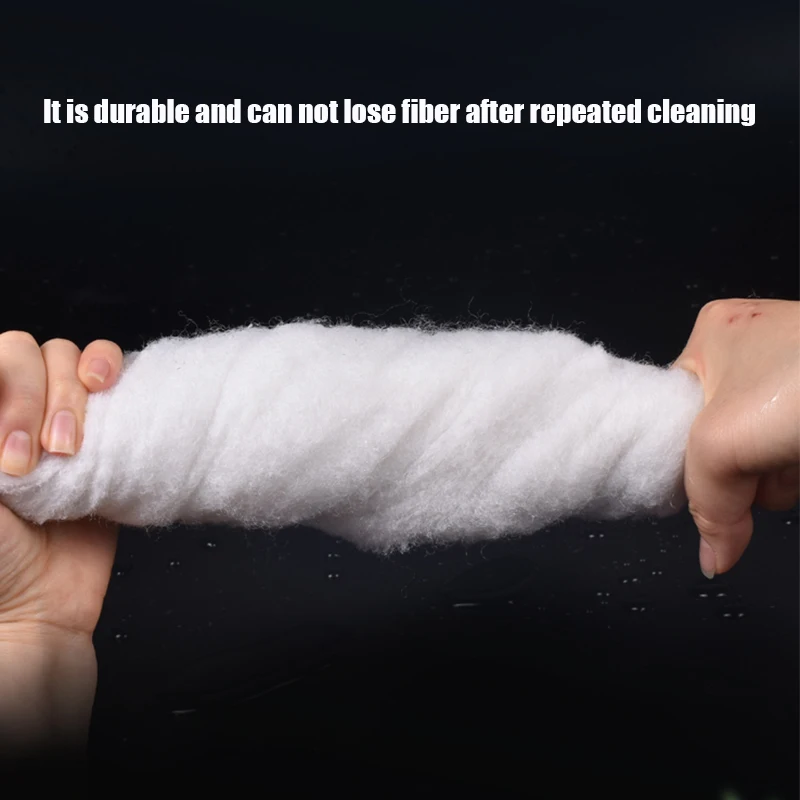 Filtro de Esponja Bioquímica para Aquário, Branco, Cortável e Reutilizável - Imagem 3