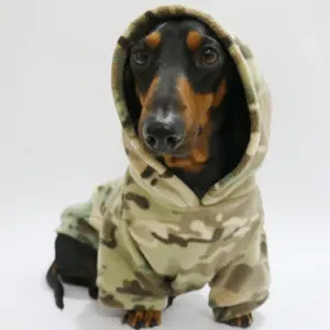 moletom para cães dachshund de fleece