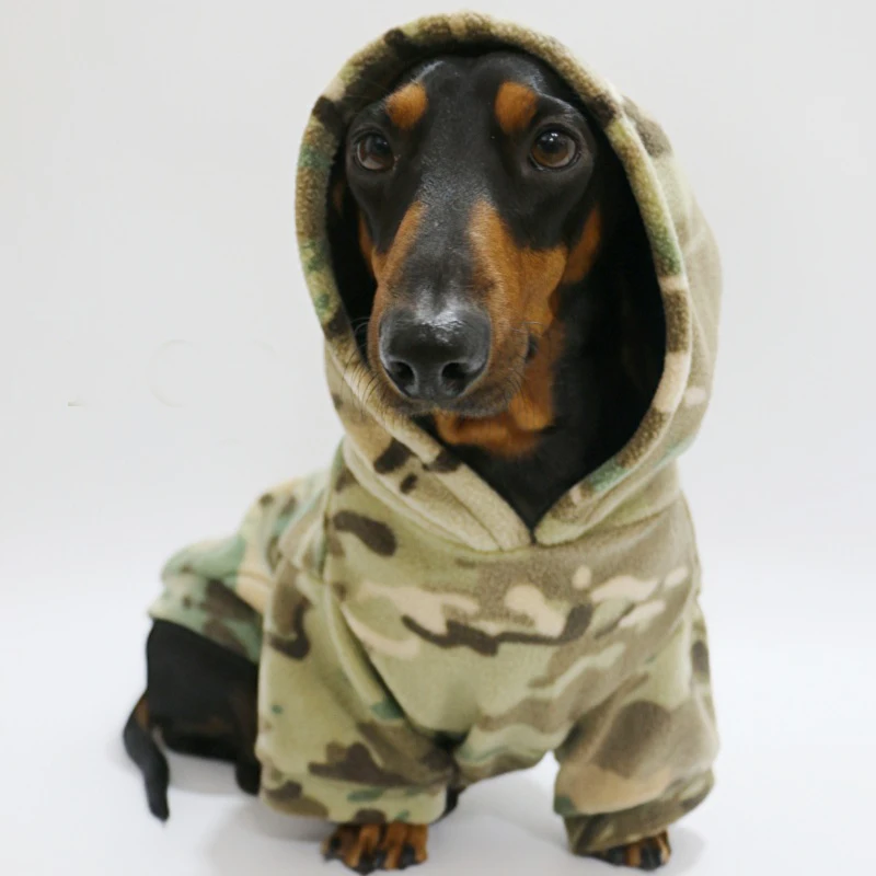 moletom para cães dachshund de fleece