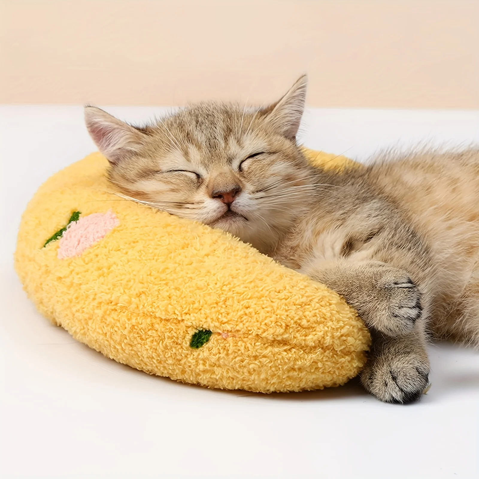 Almofada Lua para Gatos de Pelúcia Super Macia - Imagem 2