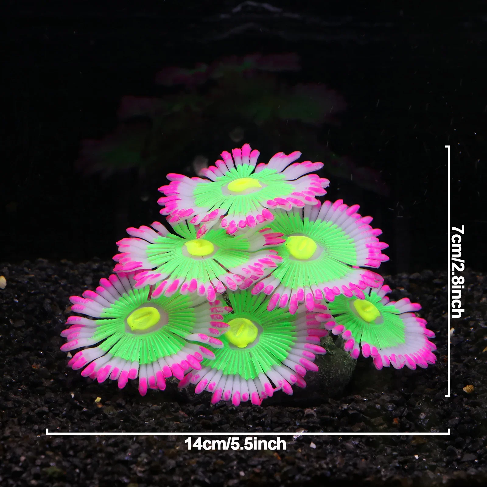 Coral de Silicone para Aquário com Efeito Luminoso - Imagem 3