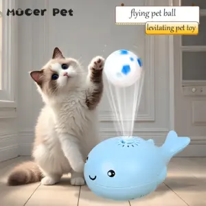brinquedo elétrico baleia para gato