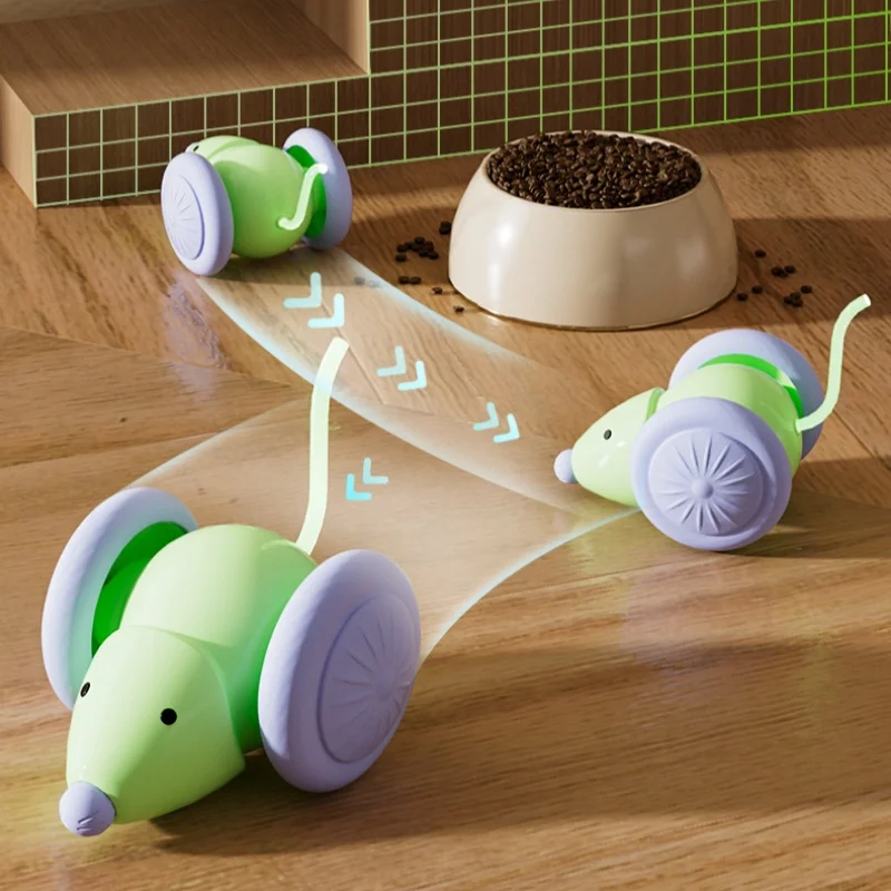 Brinquedo Elétrico para Gatos com Evitação de Obstáculos Recarregável - Imagem 2