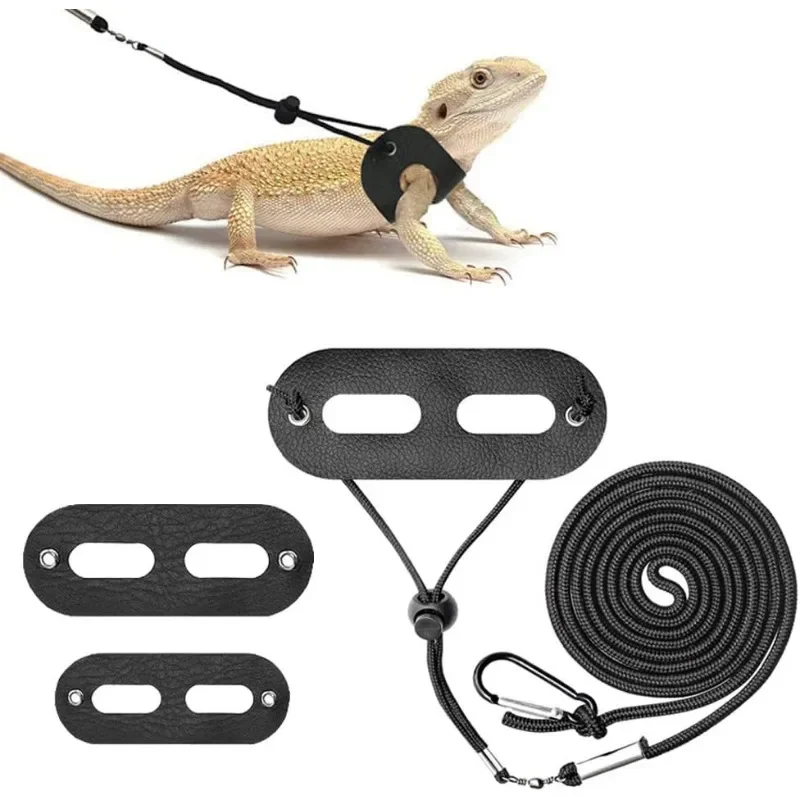 Coleira Peitoral para Lagarto com Asas de Dragão e Estofamento Macio - Imagem 4