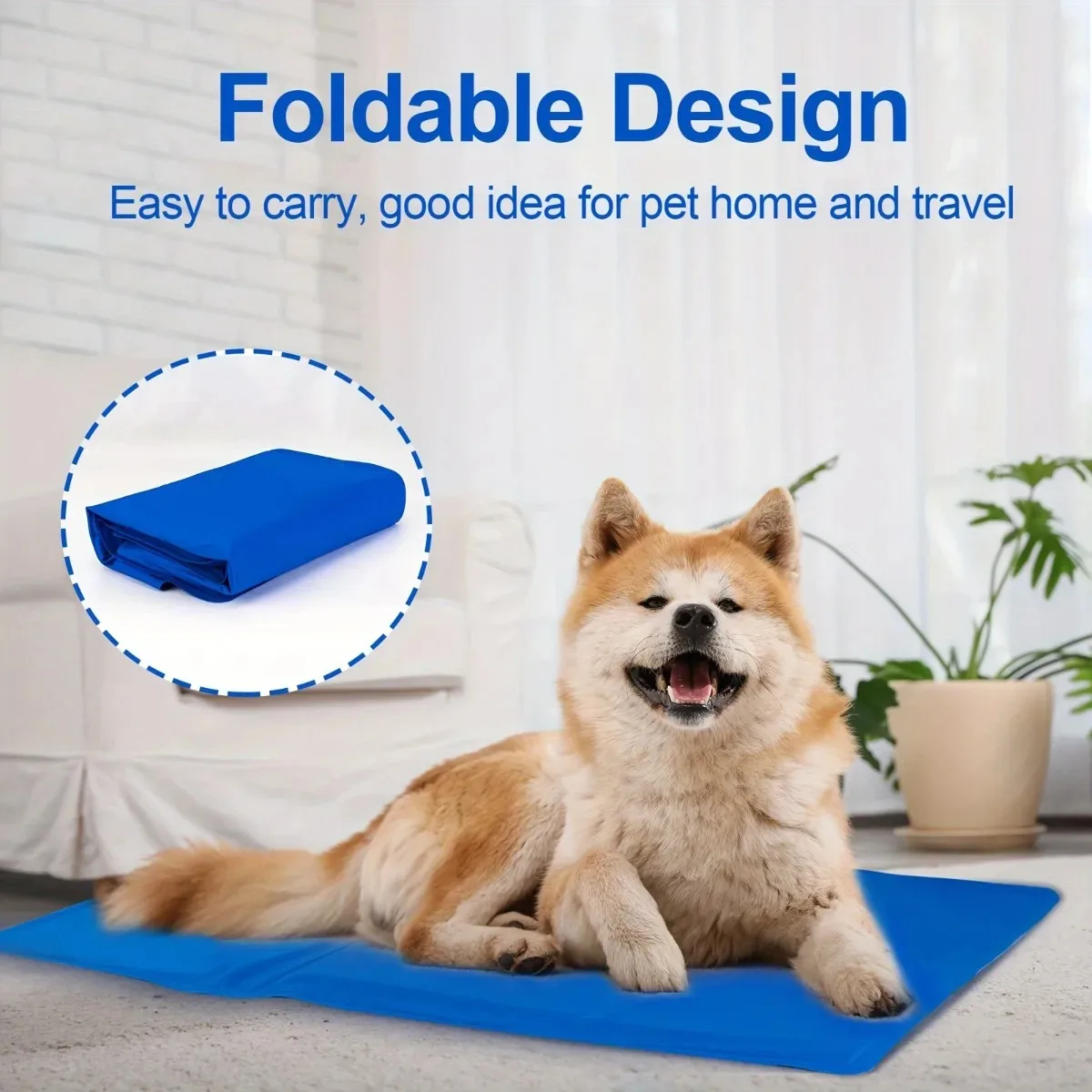 Tapete Gel para Cães e Gatos Pequenos e Médios Nylon Lavável - Image 3