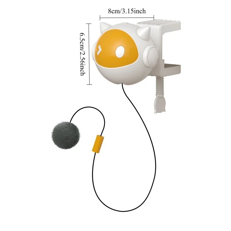 Brinquedo Interativo para Gato com Bola Elétrica Automática - Imagem 6