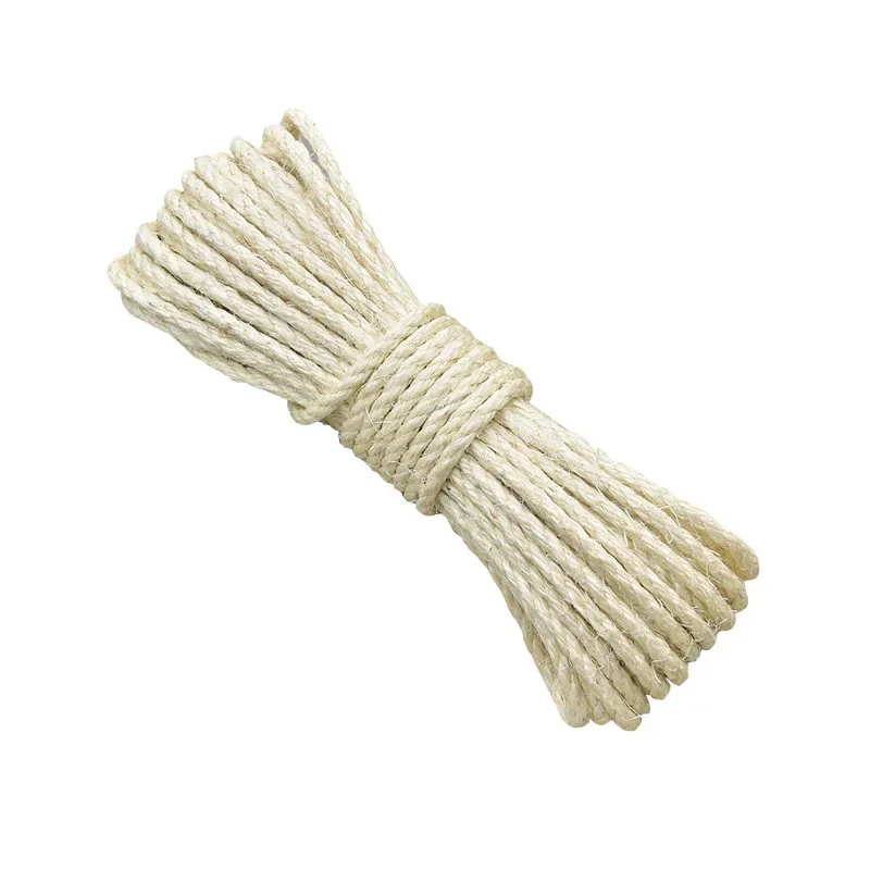 Corda Sisal Natural para Gatos 4mm a 10mm para Arranhador - Image 3