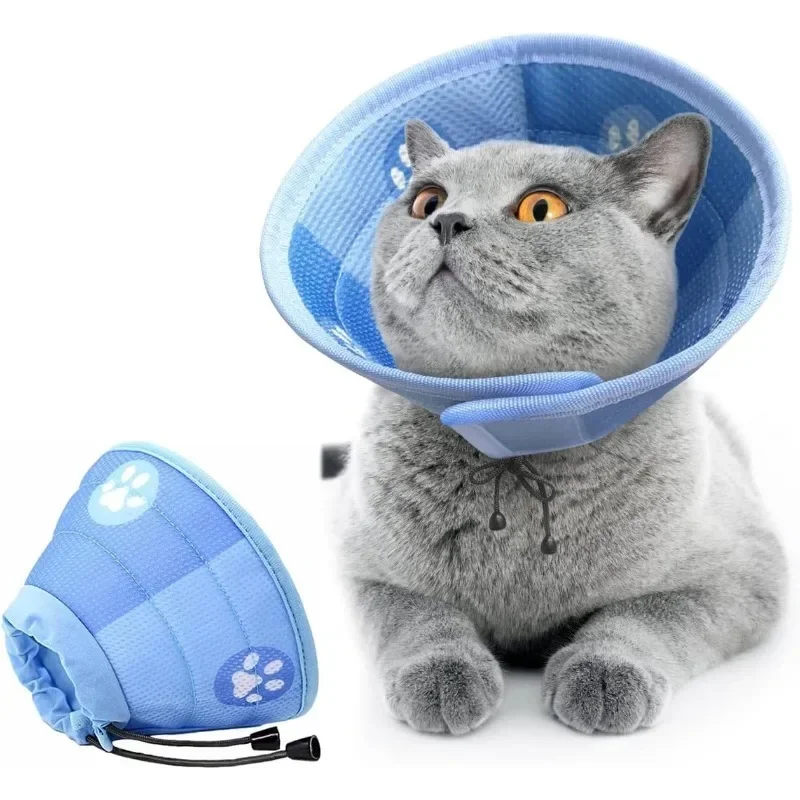 colar de recuperação para gatos ajustável