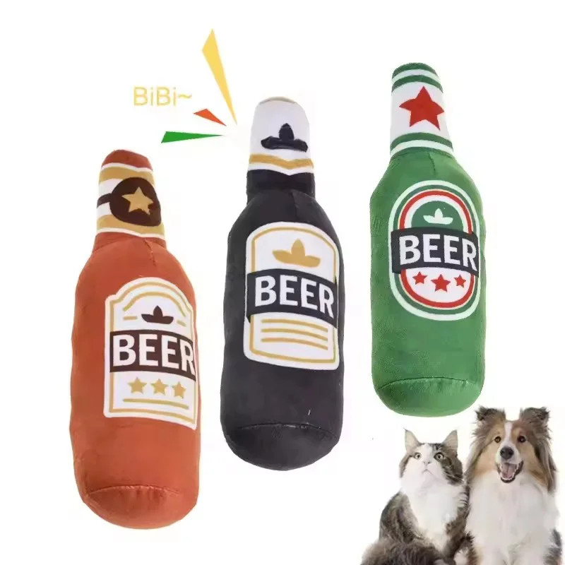 Brinquedo de Pelúcia para Cães com Apito BB Interativo - Imagem 2