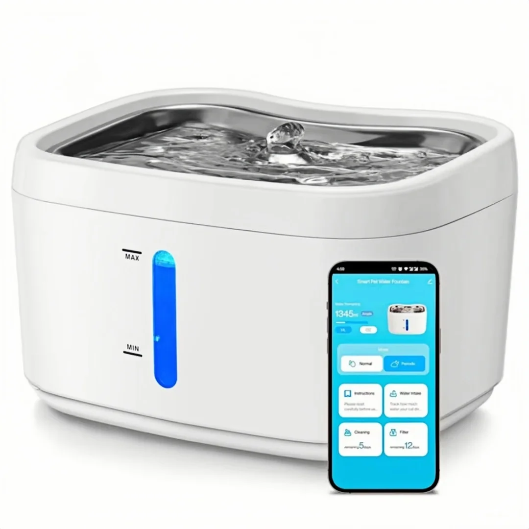 fonte de água para gatos com wi-fi